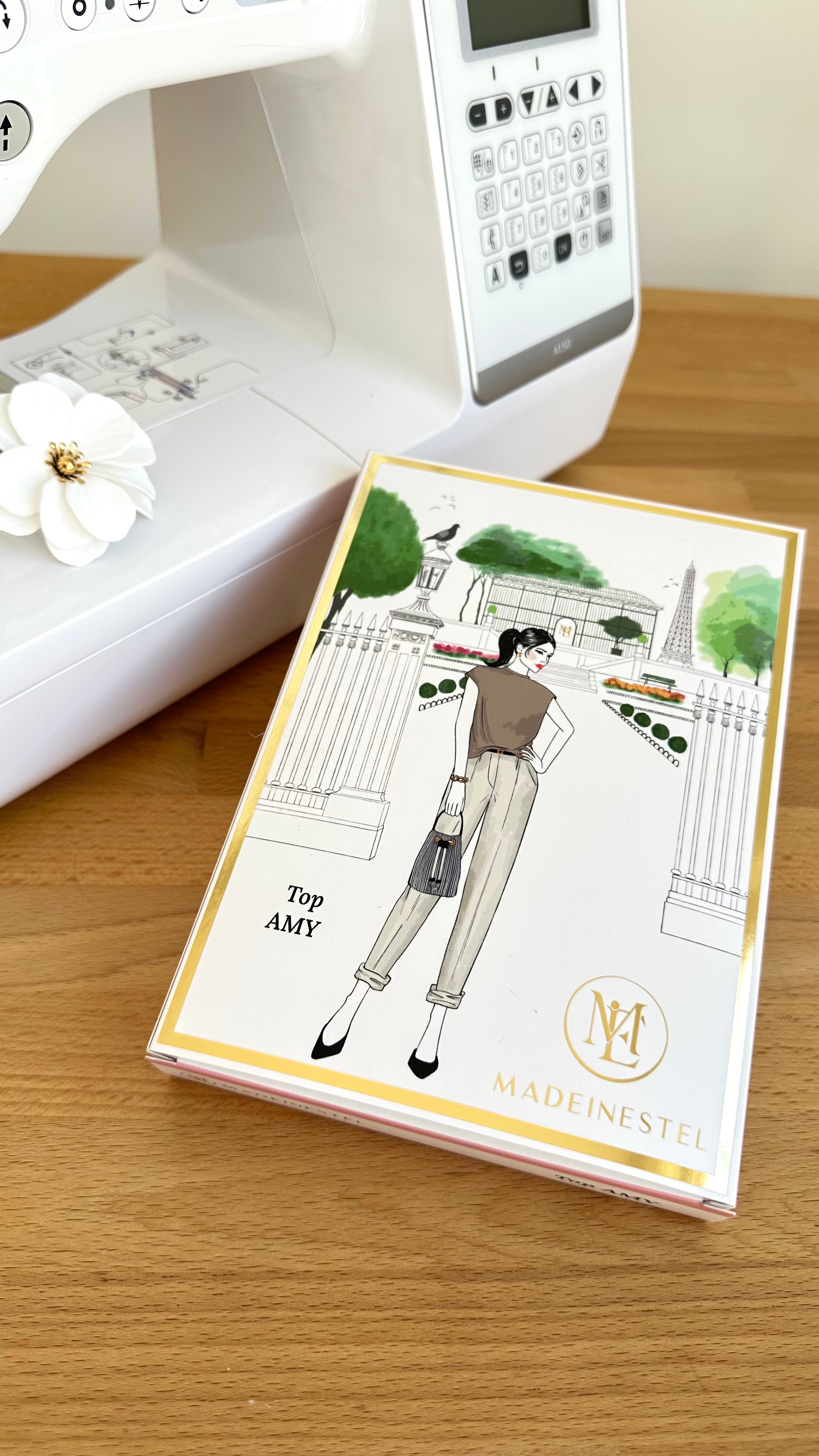 Patron couture top AMY Du 32 au 52 MADEINESTEL