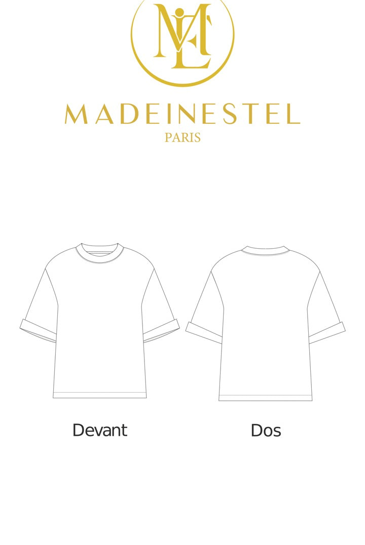 Patron couture Tee Shirt LULLY MADEINESTEL