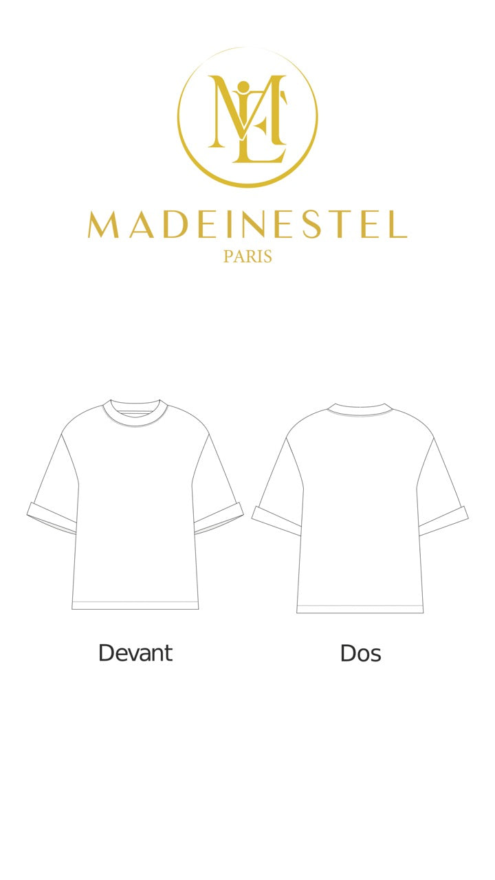 Patron couture Tee Shirt LULLY MADEINESTEL