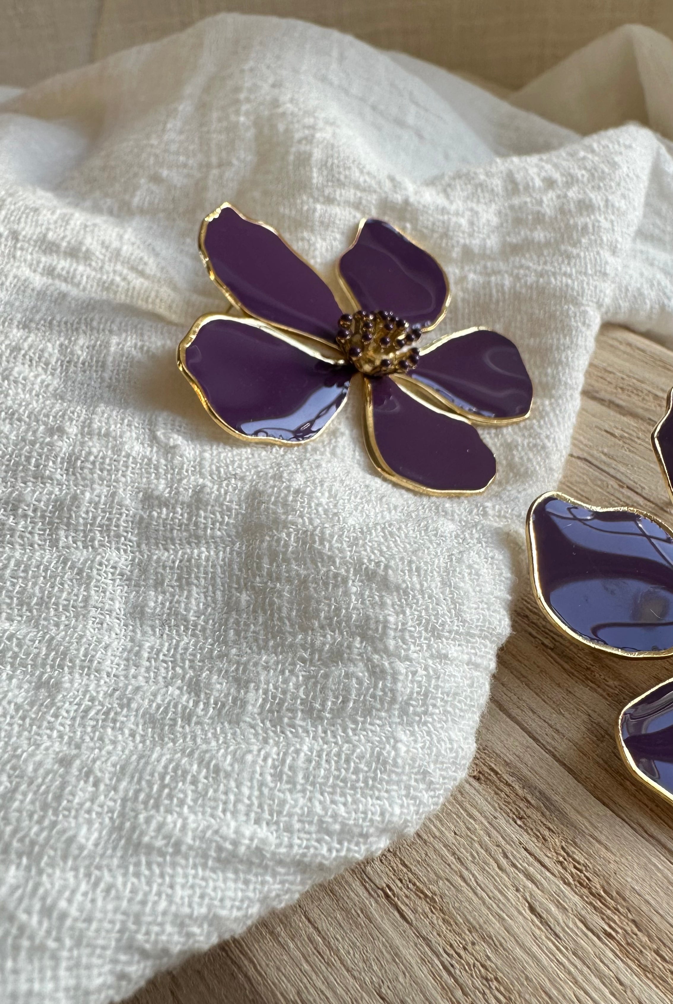 Boucles d'oreilles Flora MADEINESTEL