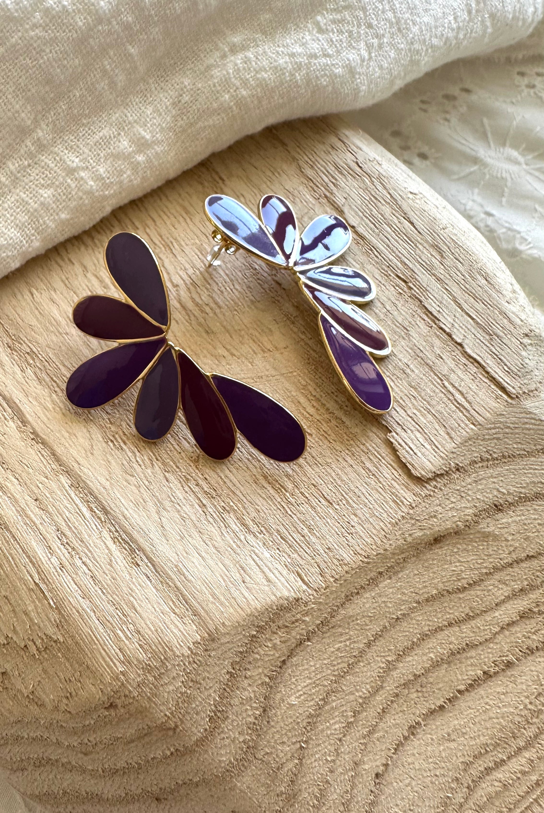 Boucles d'oreilles Gaïa MADEINESTEL