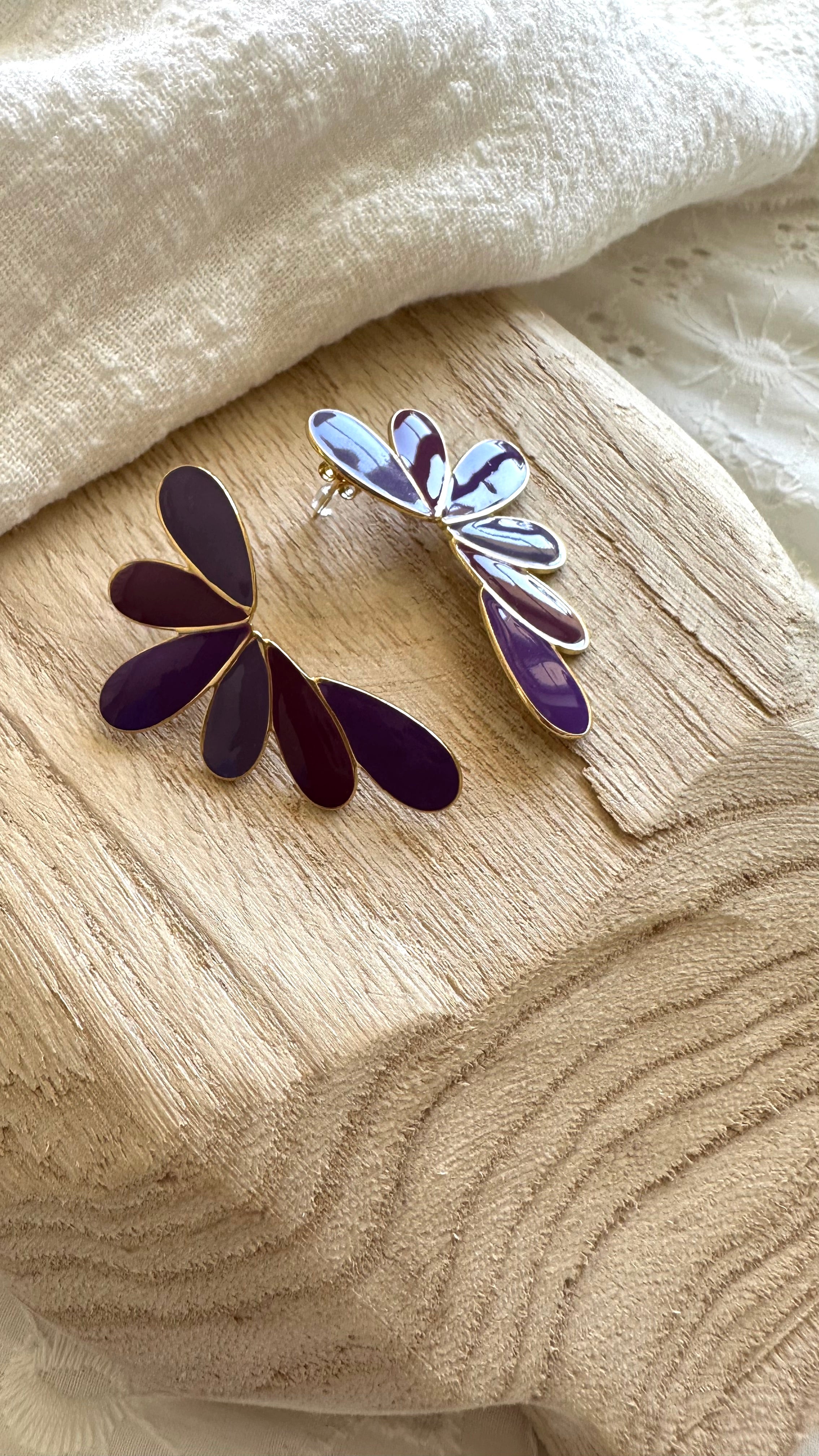 Boucles d'oreilles Gaïa MADEINESTEL