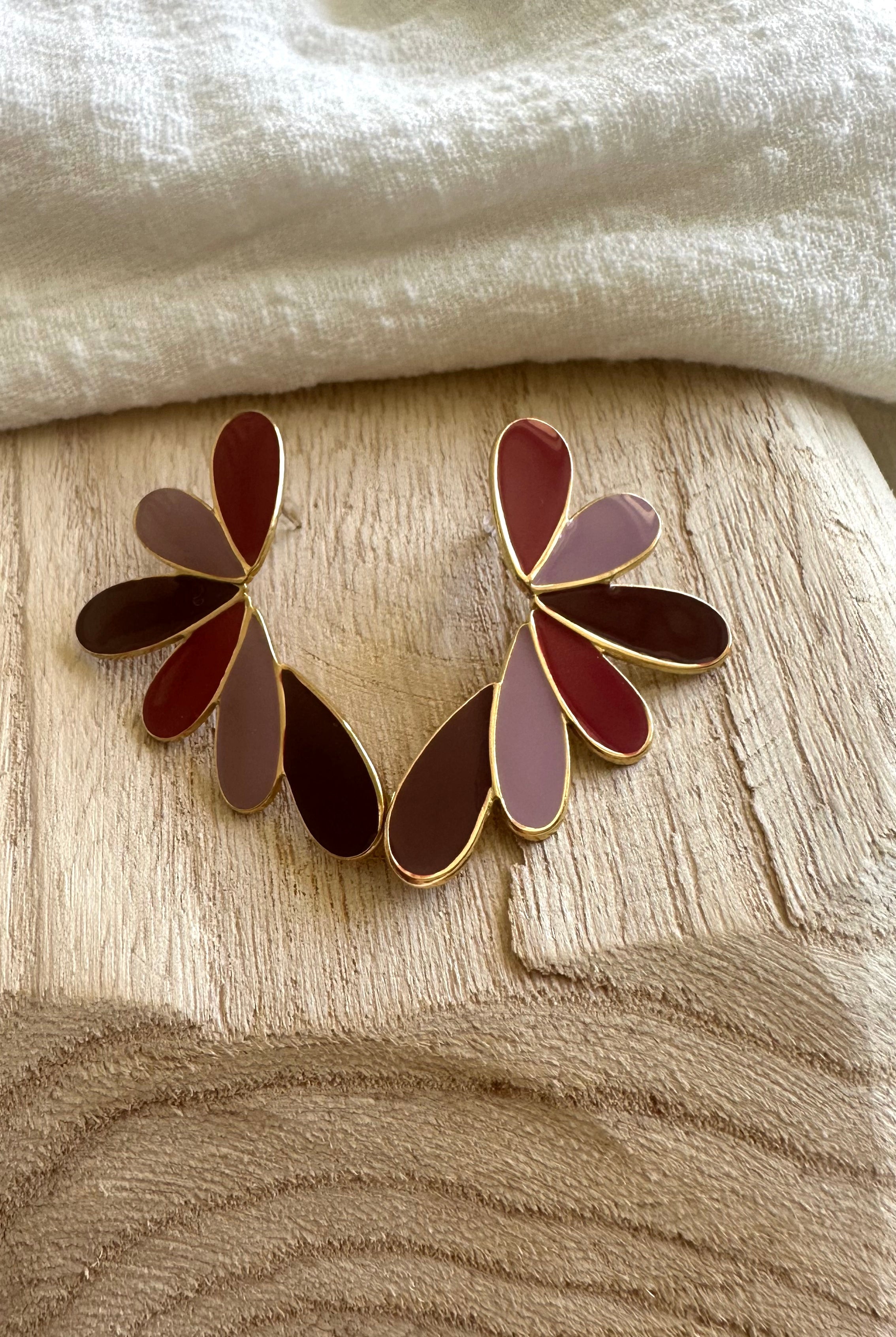 Boucles d'oreilles Gaïa MADEINESTEL