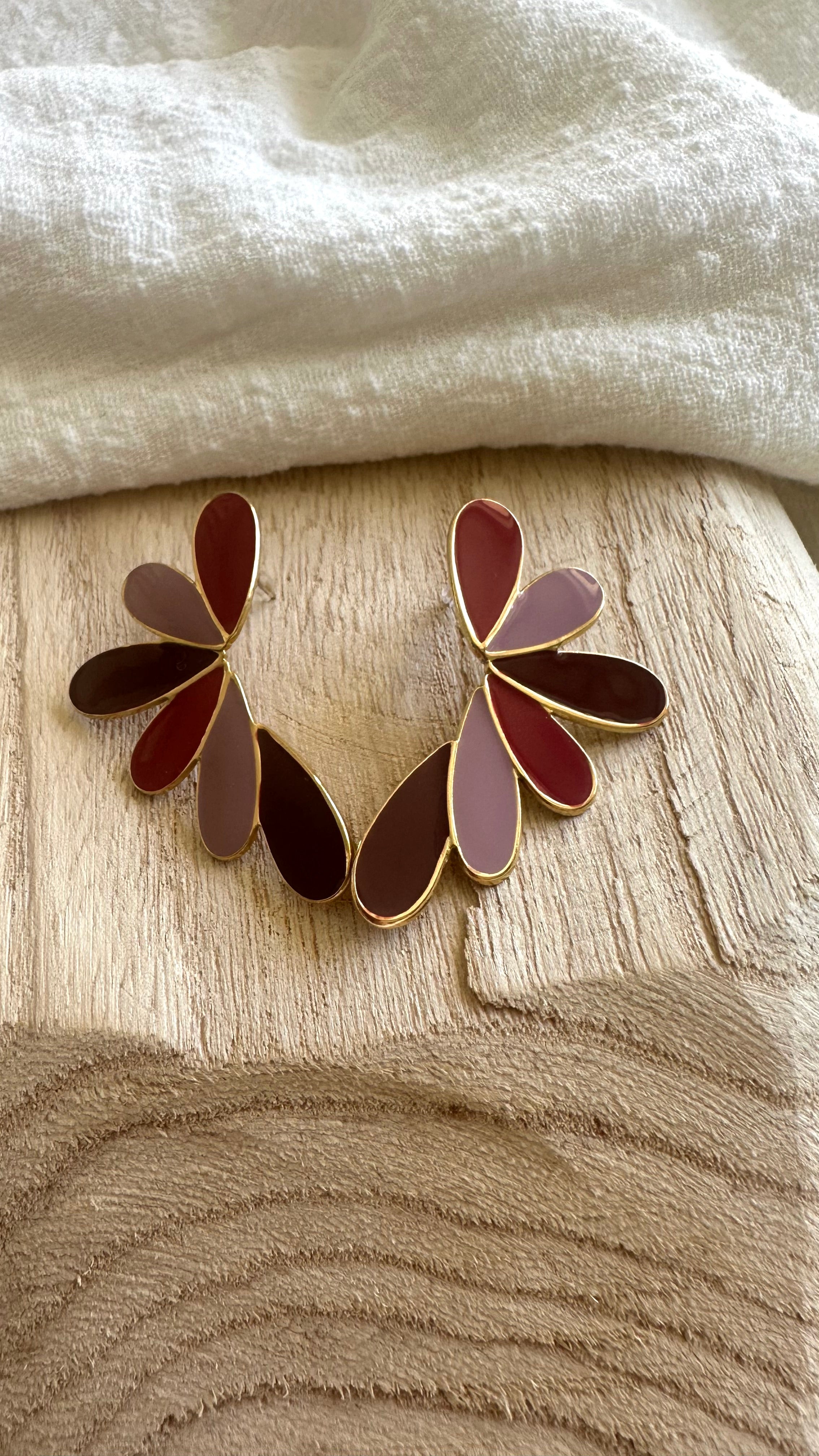 Boucles d'oreilles Gaïa MADEINESTEL