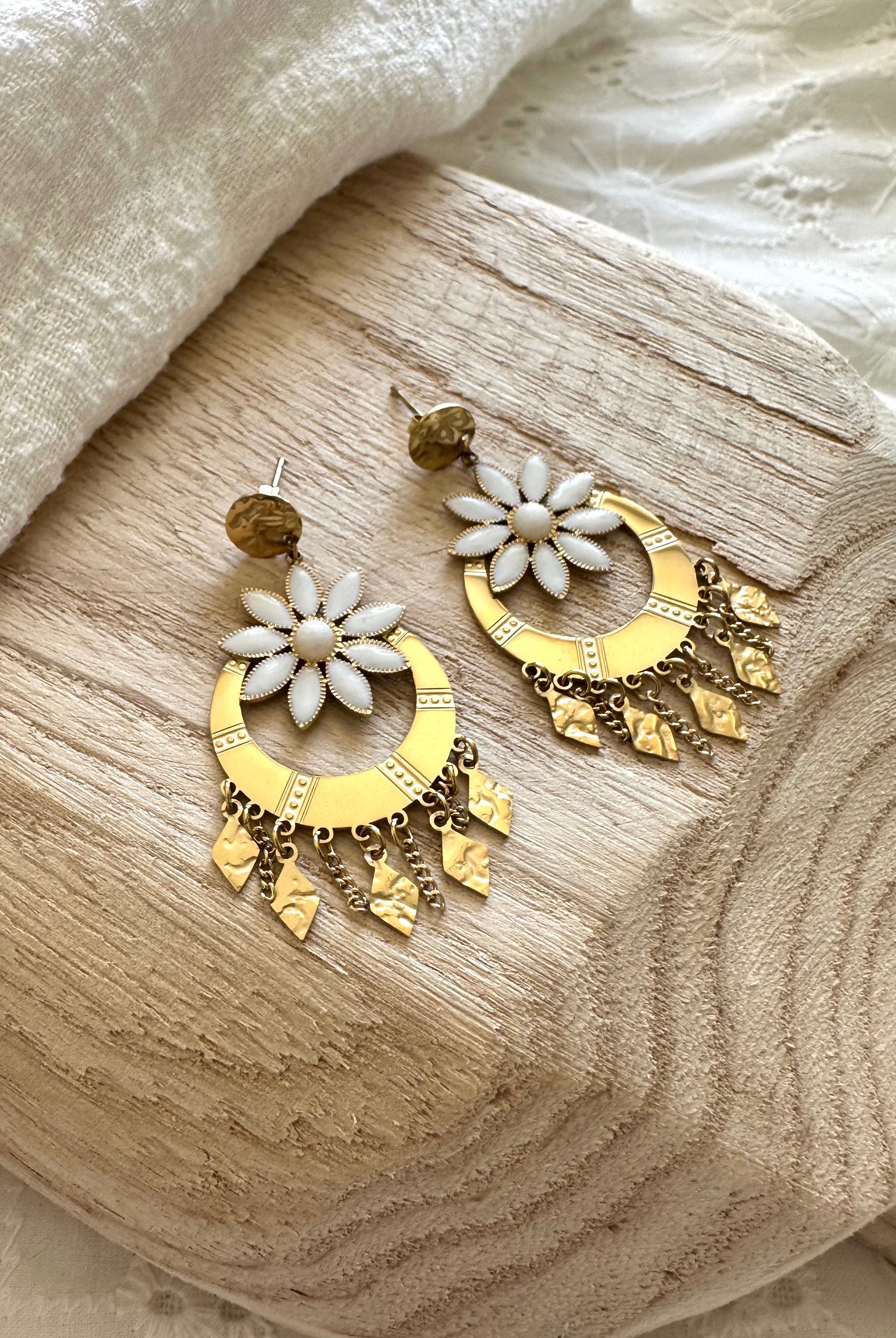 Boucles d'oreilles Zélie MADEINESTEL