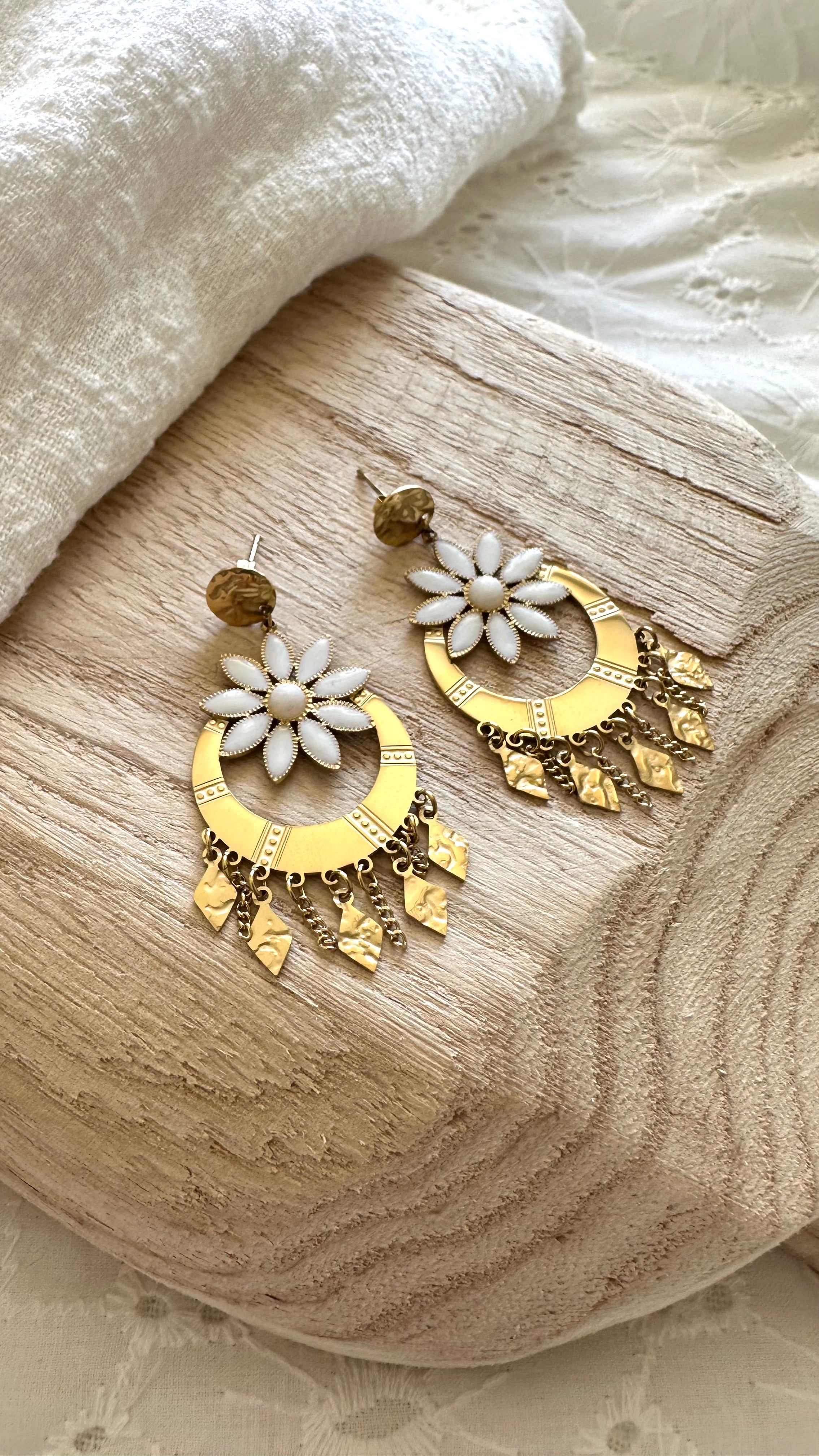 Boucles d'oreilles Zélie MADEINESTEL