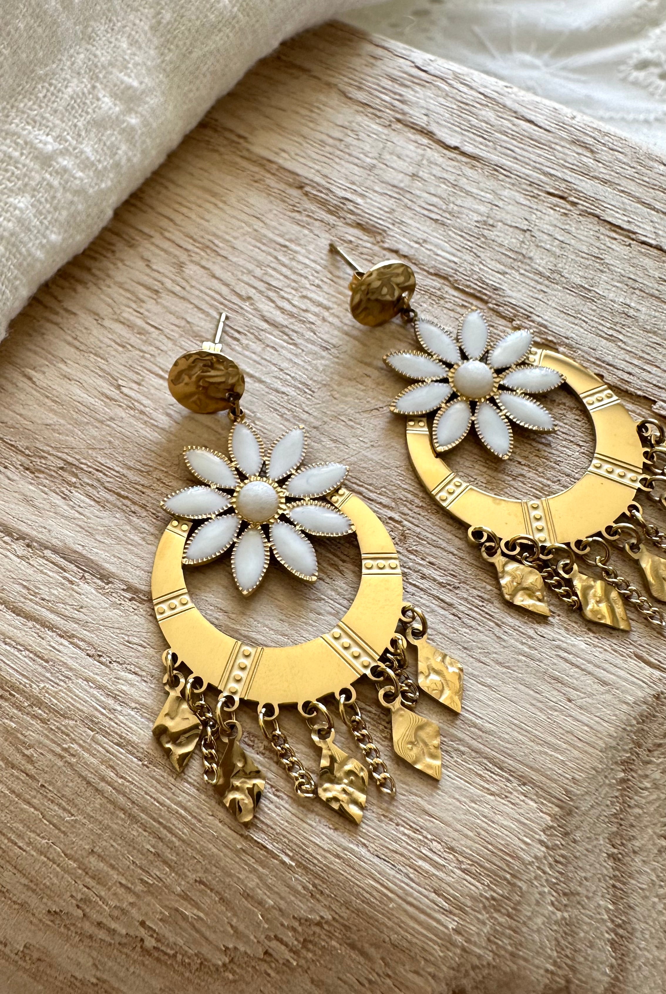 Boucles d'oreilles Zélie MADEINESTEL