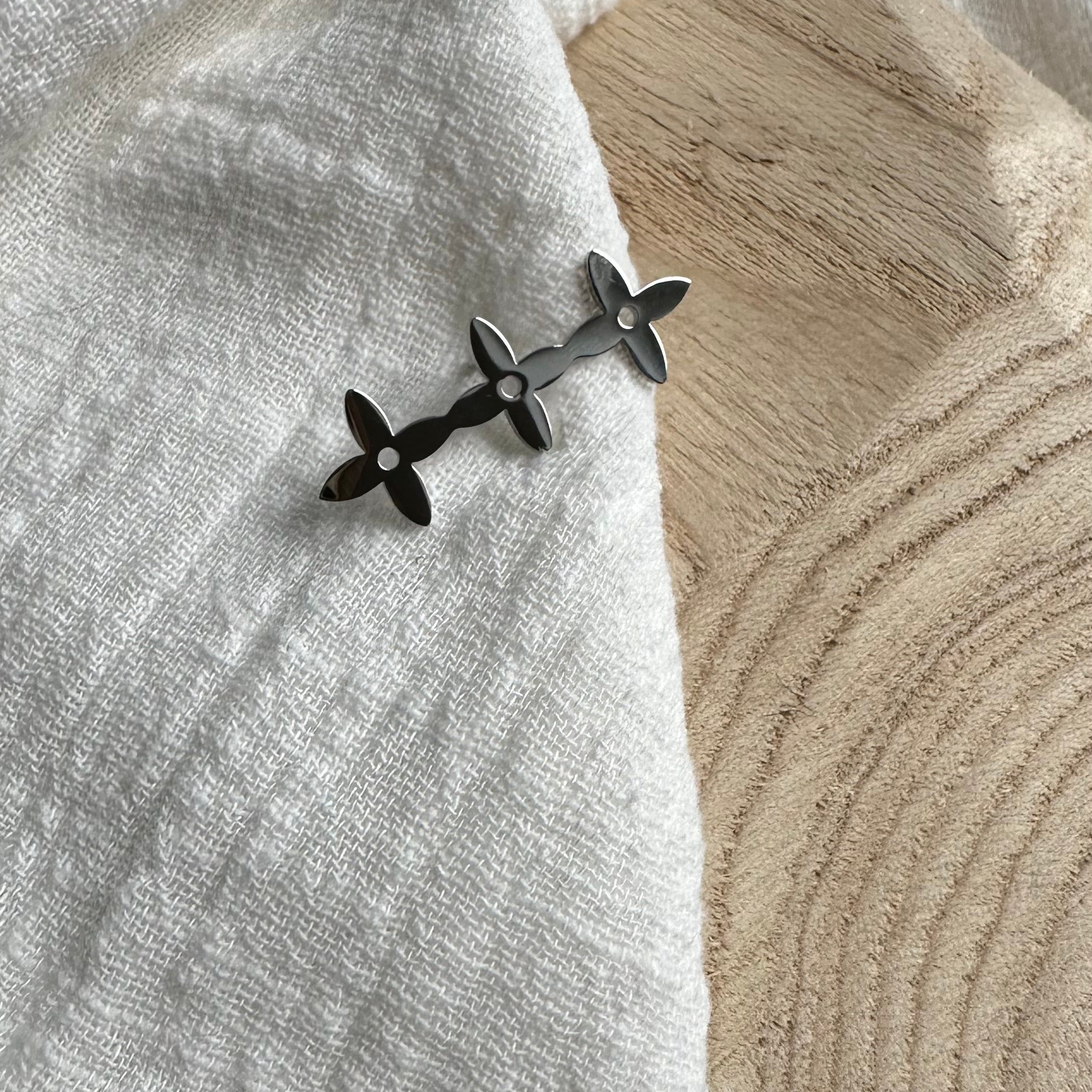 Broche Pin's Céleste Argenté MADEINESTEL