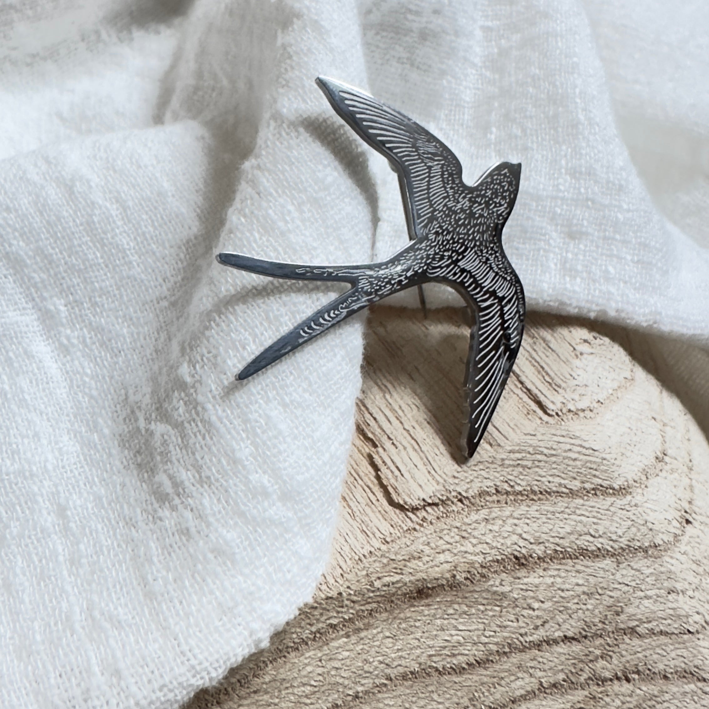 Broche Éole Argent MADEINESTEL