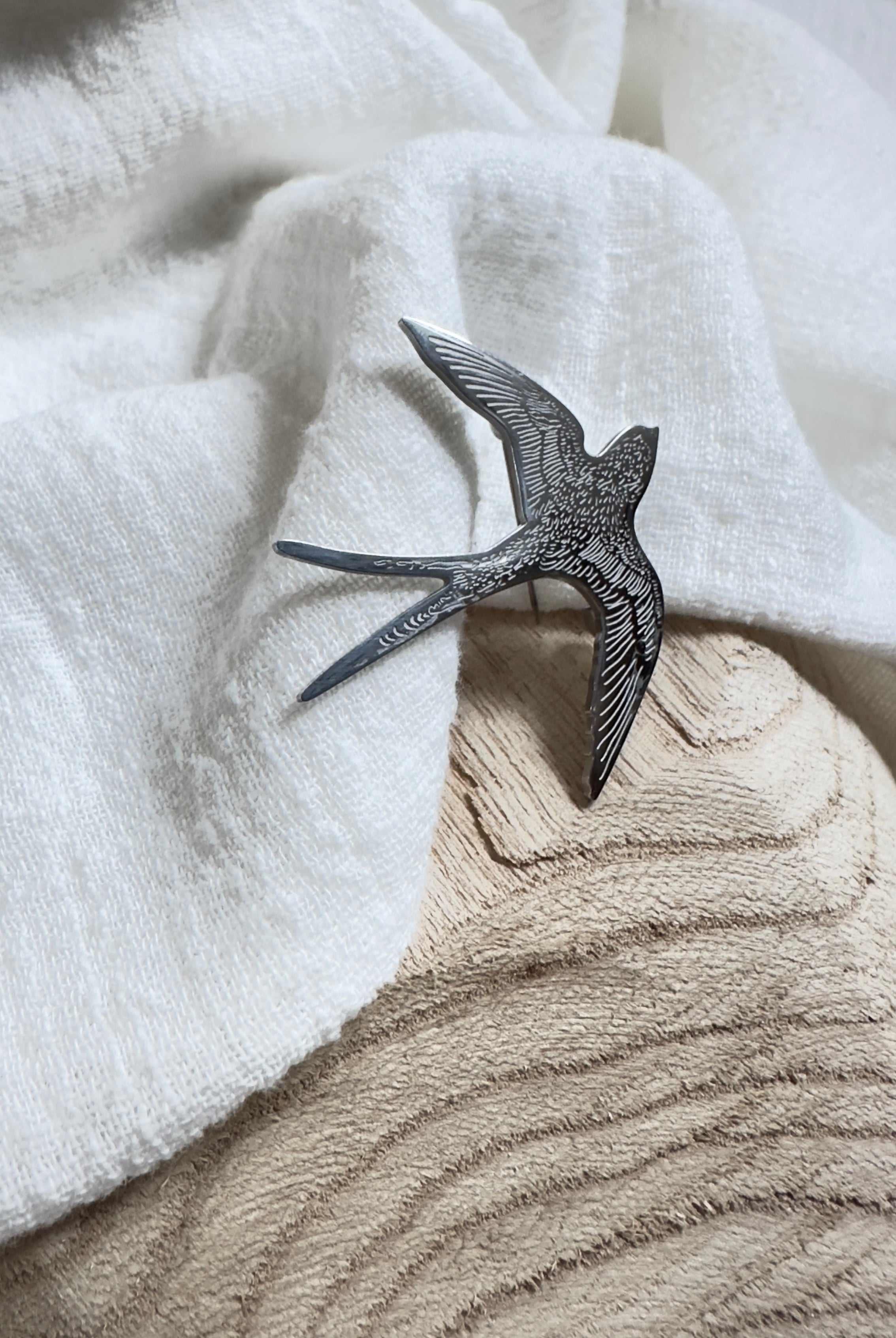 Broche Éole Argent MADEINESTEL