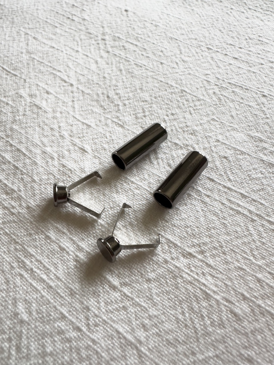 Embout pour cordon Argent foncé MADEINESTEL