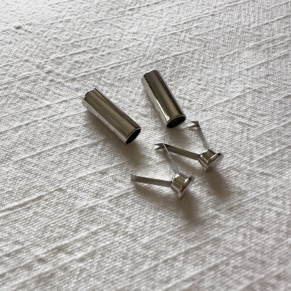 Embout pour cordon Argent MADEINESTEL