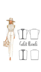 Patron couture gratuit gilet RIVOLI PDF MADEINESTEL
