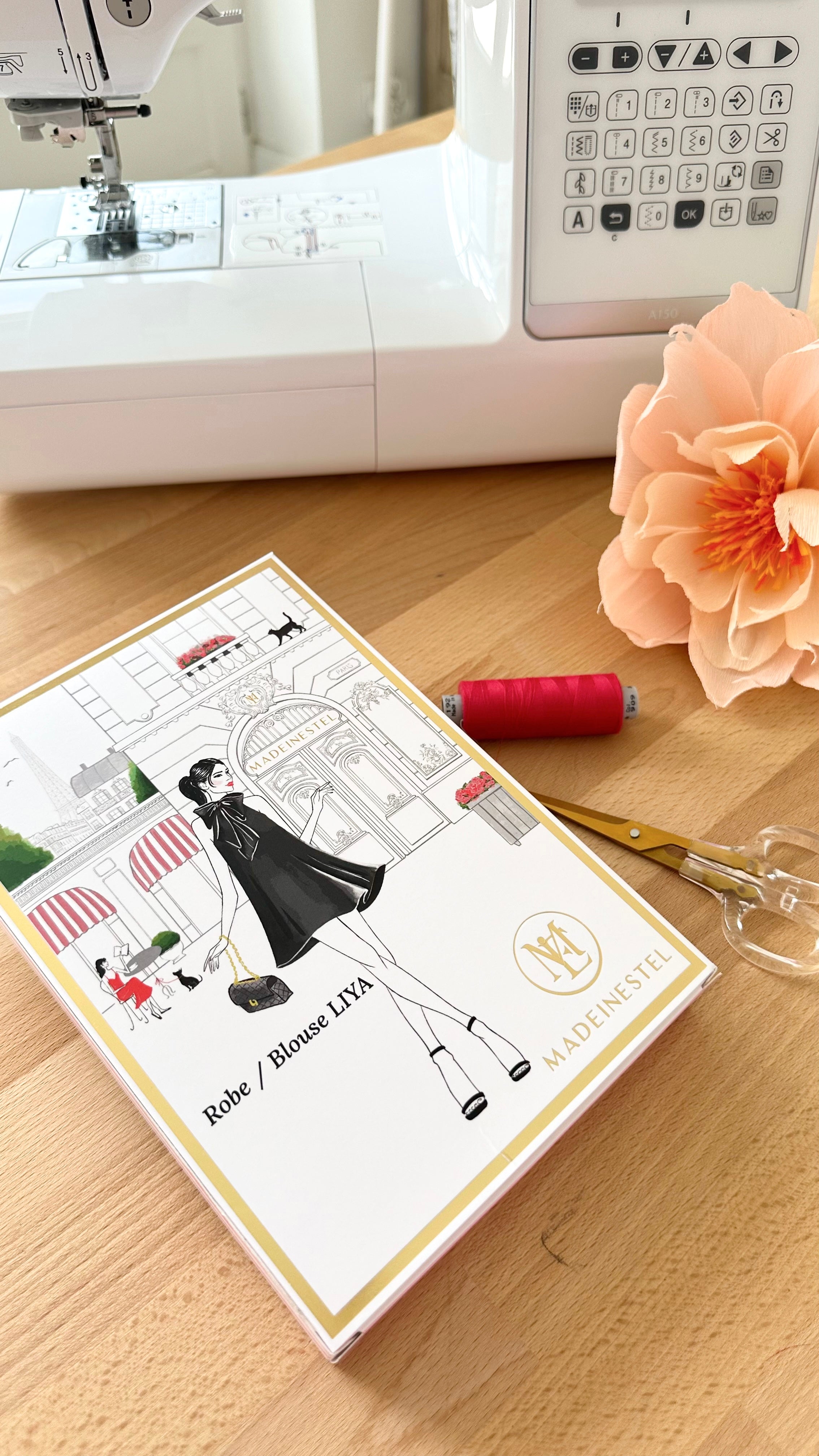 Patron couture robe / blouse LIYA Du 32 au 52 MADEINESTEL