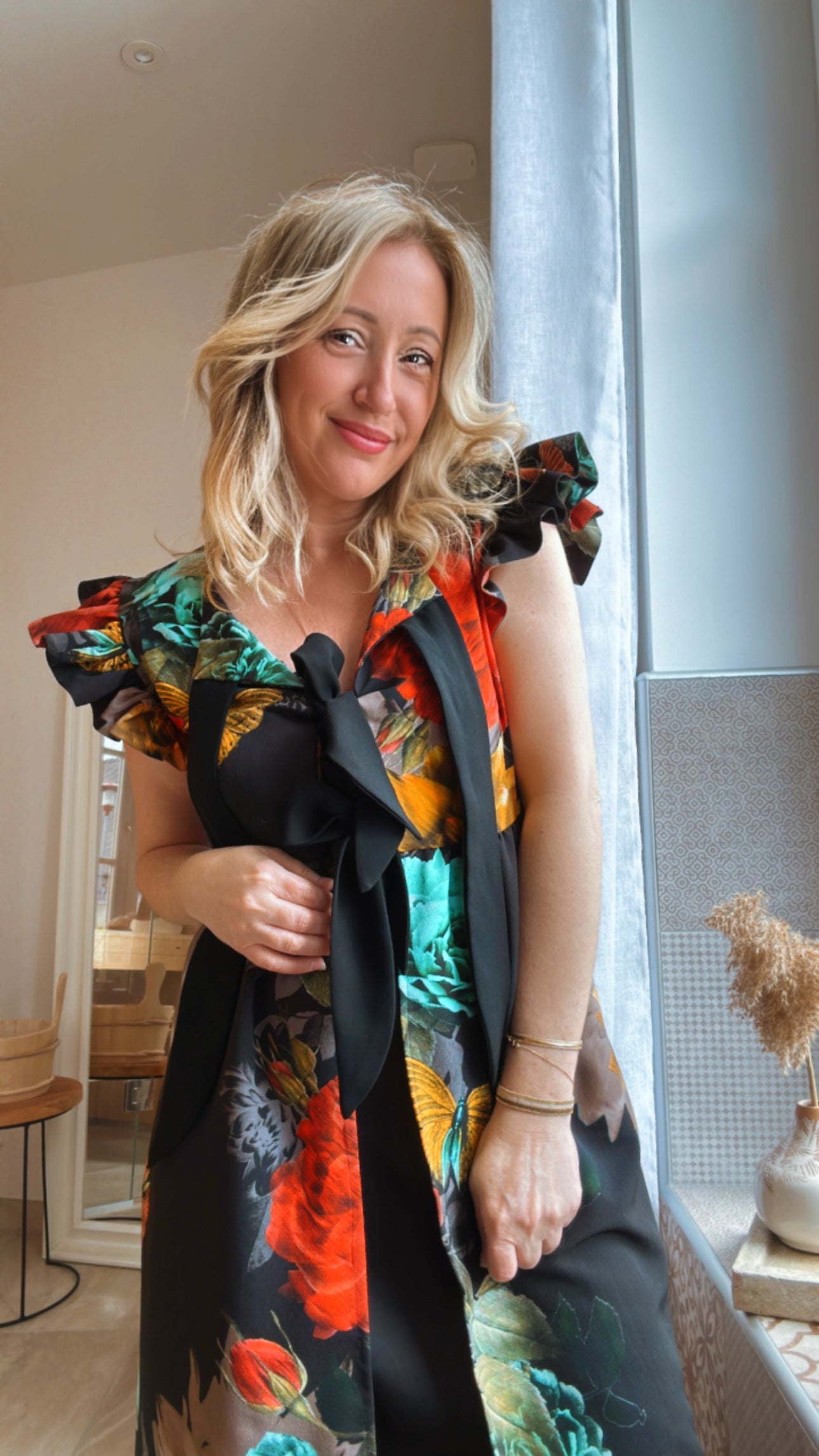 Patron et tuto option du volant au manches de la BLOUSE SAMARY