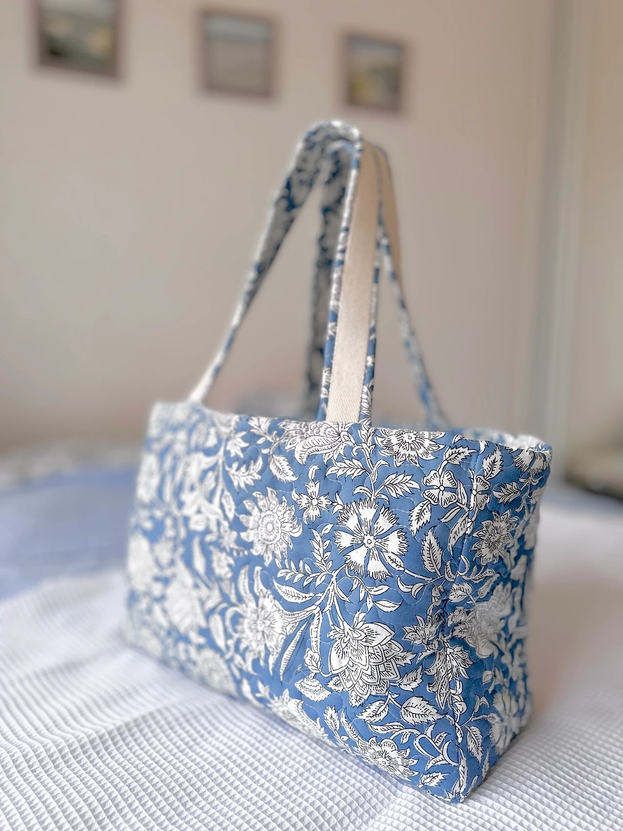 Patron et tuto du sac de plage XL VILLA BLANCHE