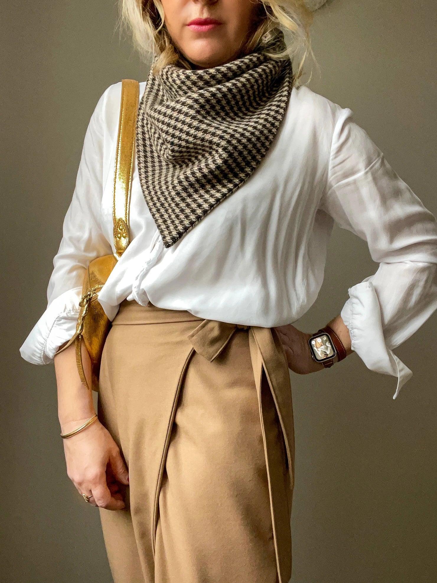 Patron et tuto un foulard dans une chute de tissu