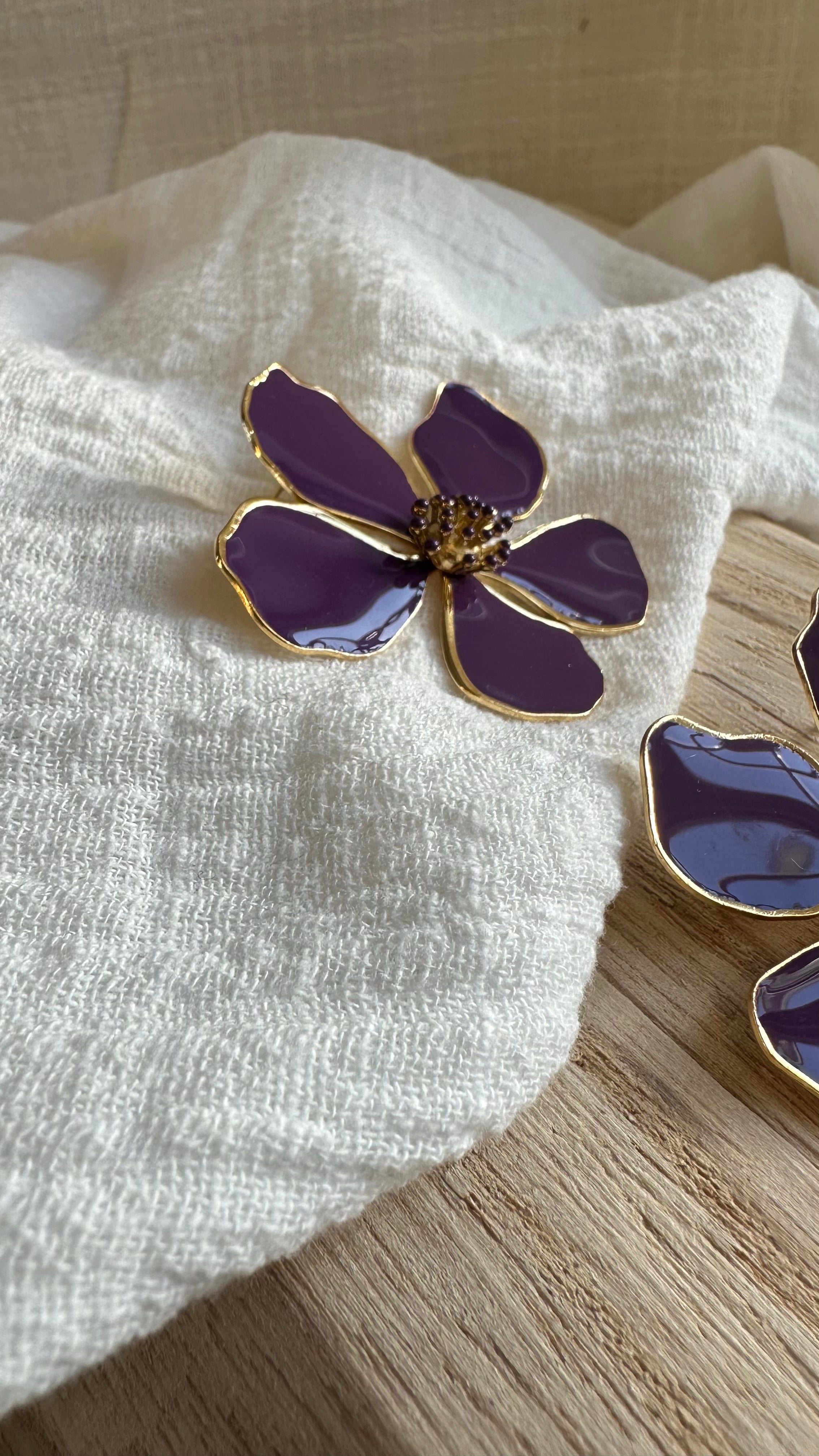 Boucles d'oreilles Flora MADEINESTEL