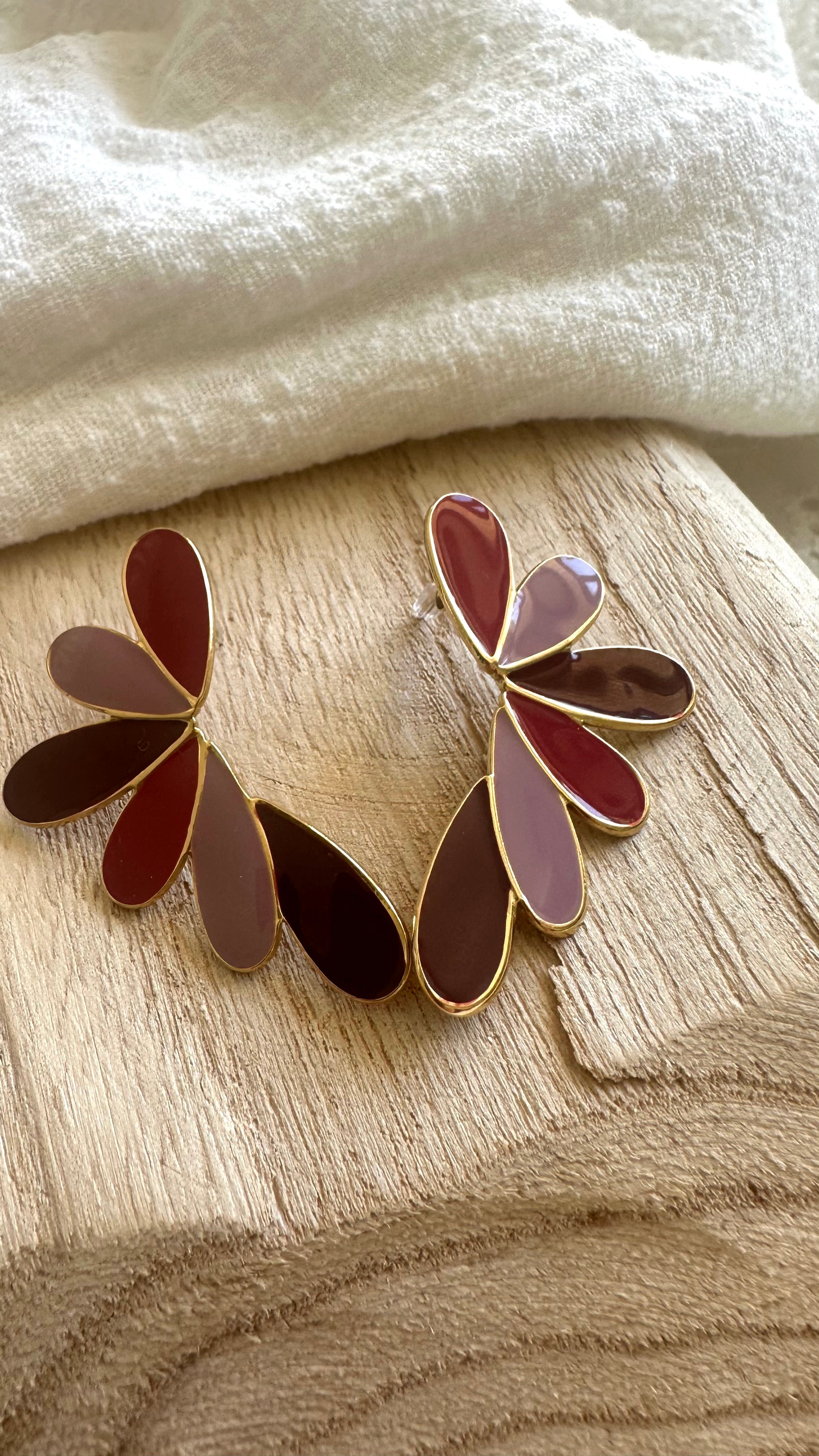 Boucles d'oreilles Gaïa MADEINESTEL