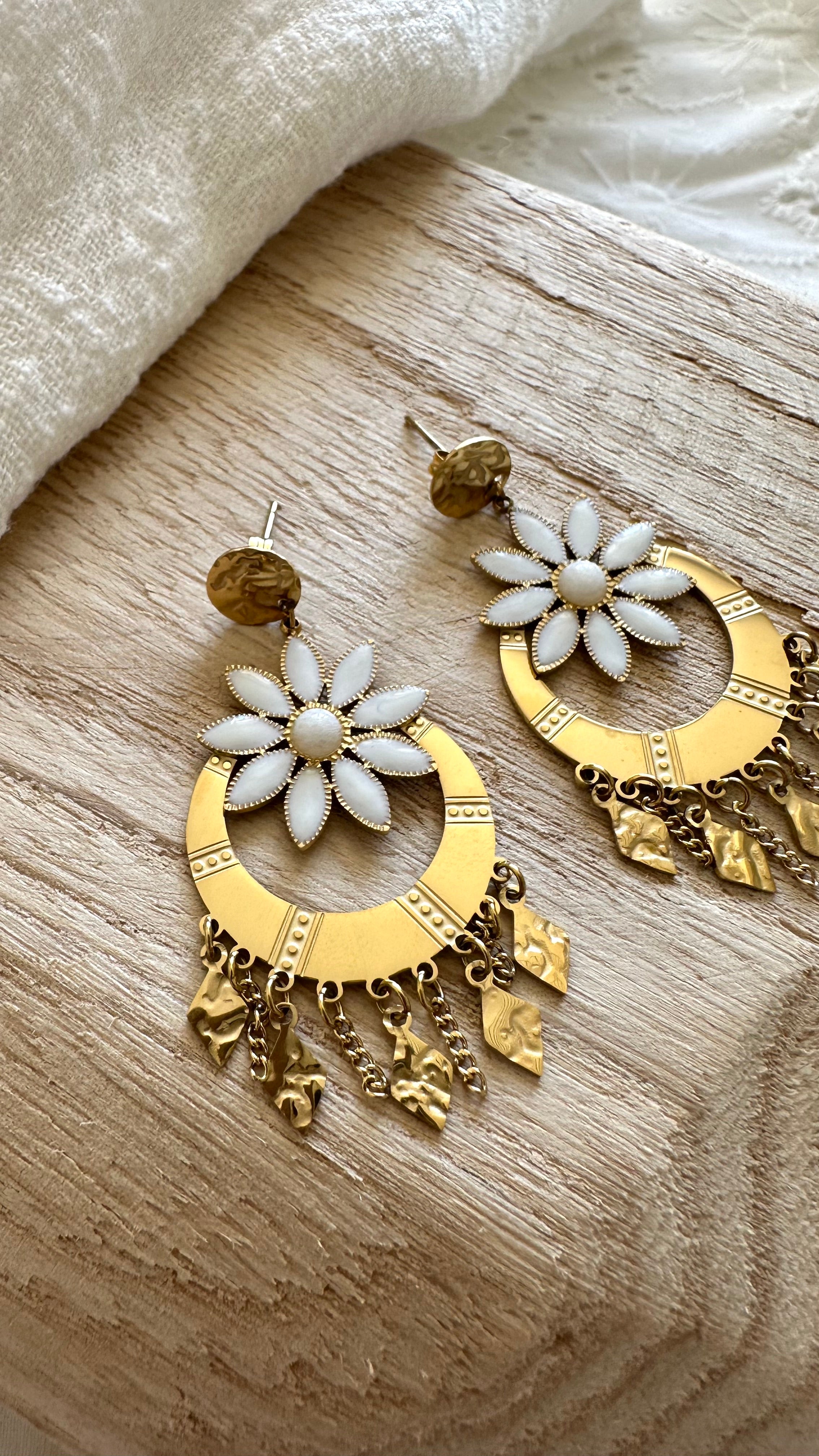 Boucles d'oreilles Zélie MADEINESTEL