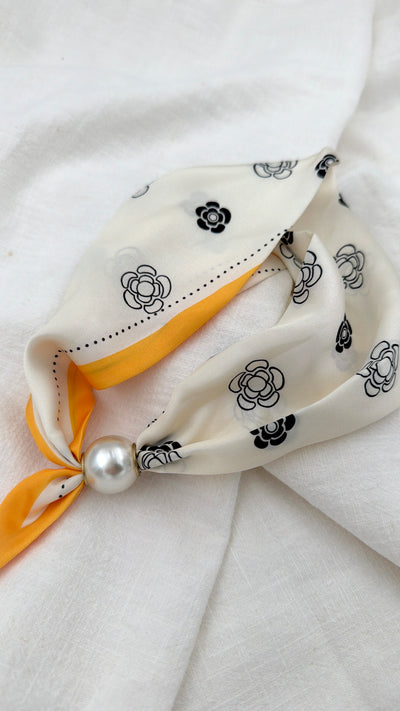 Foulard Audrey fleur